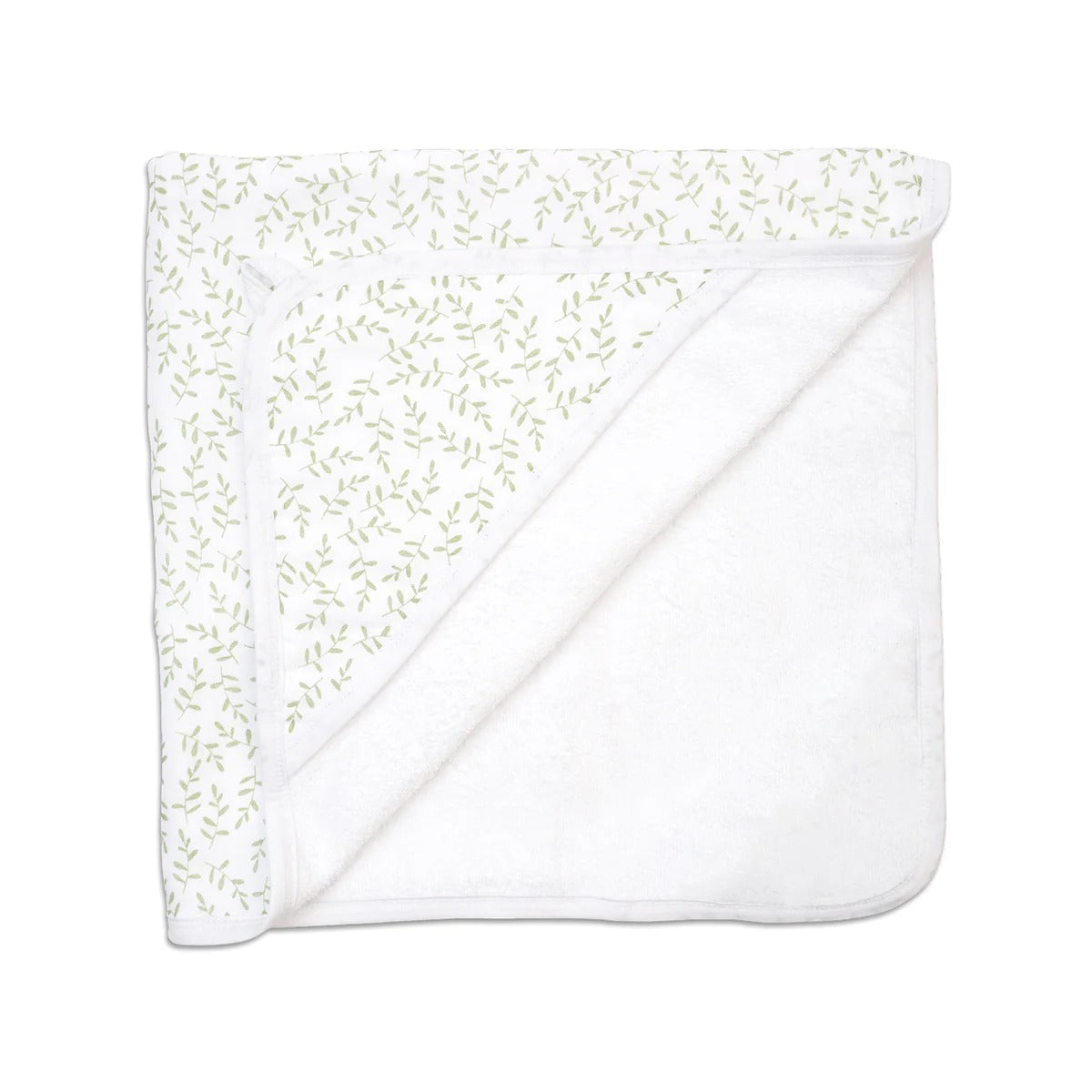Lulujo Baby Hooded Towel - Greenery