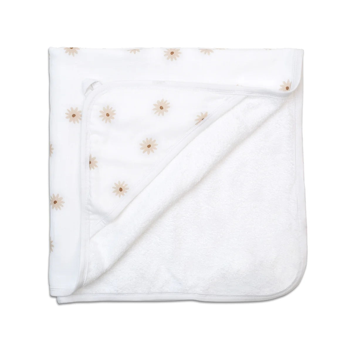 Lulujo Baby Hooded Towel - Daisies