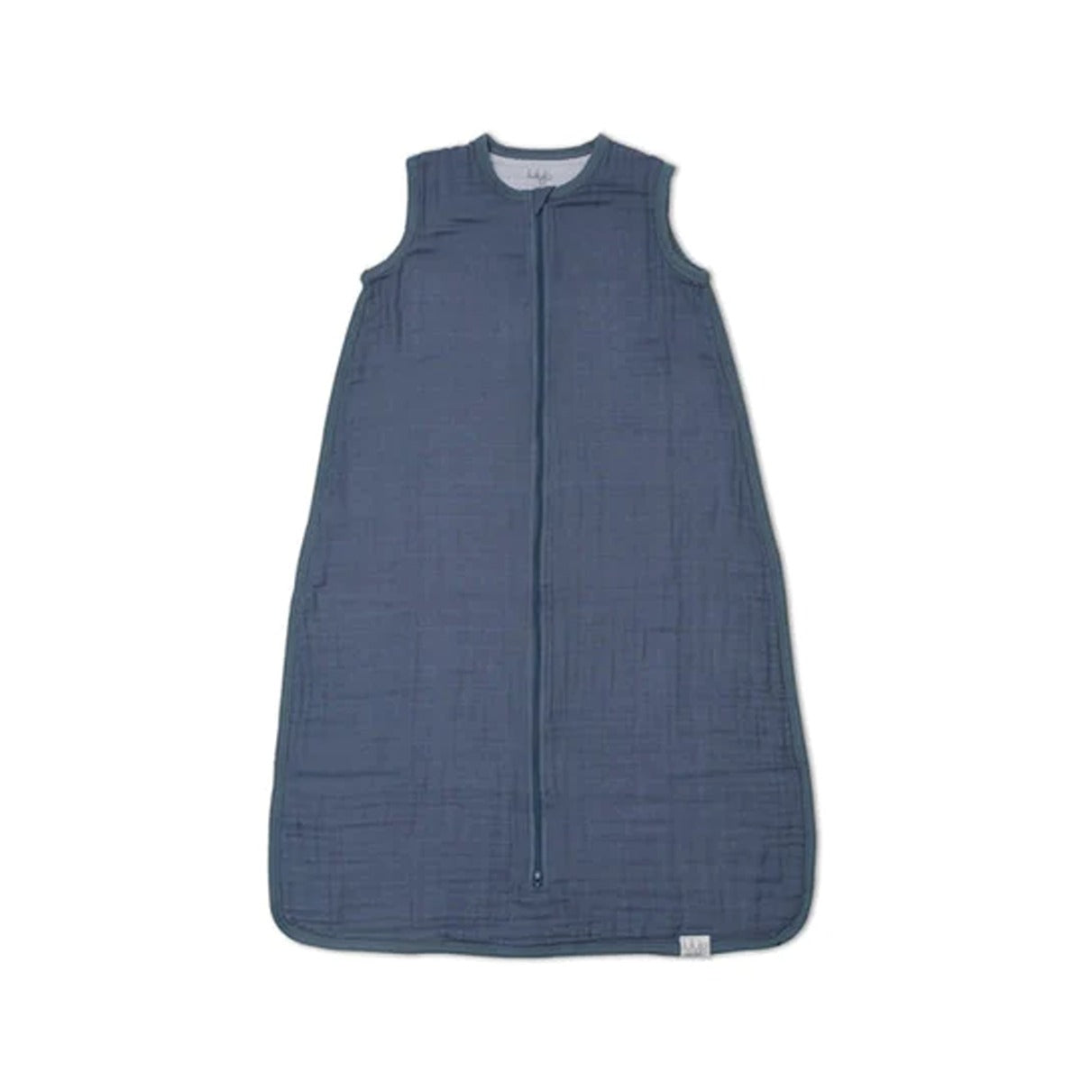 Lulujo 100% Cotton Muslin Sleep sack - Navy Night - Size M (6-12months)