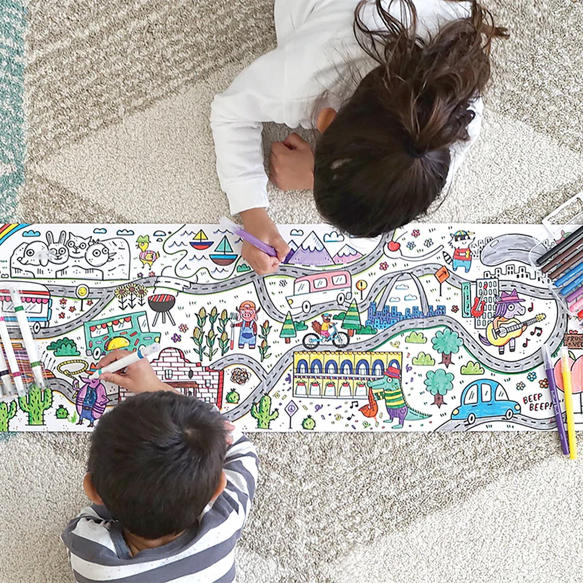 OOLY Picturesque Panorama - Seaside Animal Town