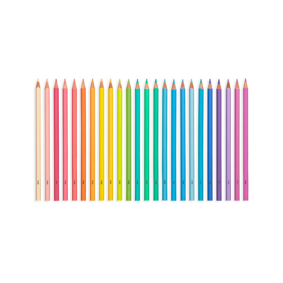 OOLY Pastel Hues Colored Pencils - Set of 24