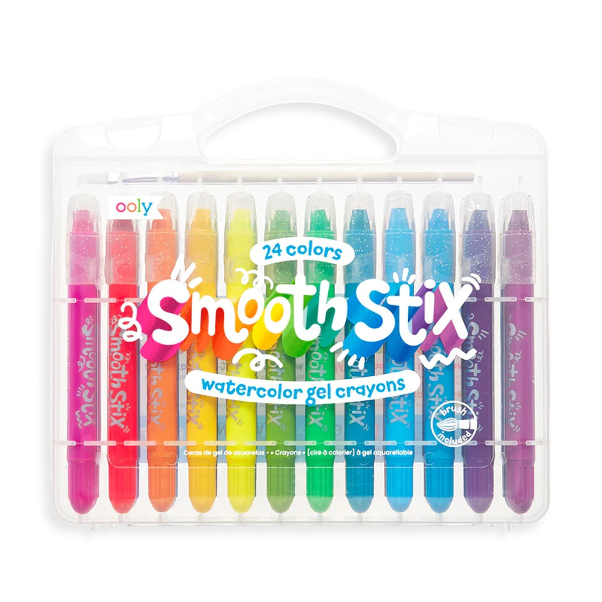 OOLY Smooth Stix Watercolor Gel Crayons - 25 PC Set