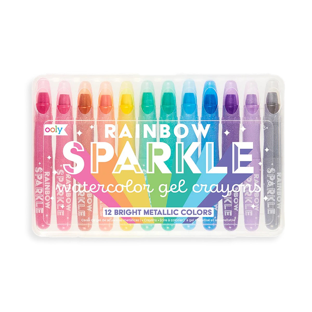 OOLY Sparkle Watercolor Gel Crayons - Set of 12