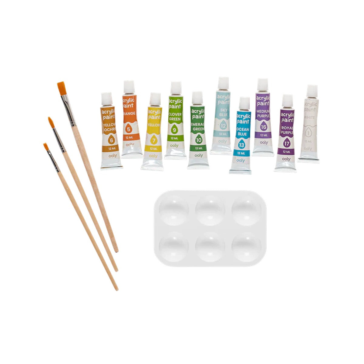 OOLY Colorific Canvas Paint by Number Kit - Fantastic Dragon