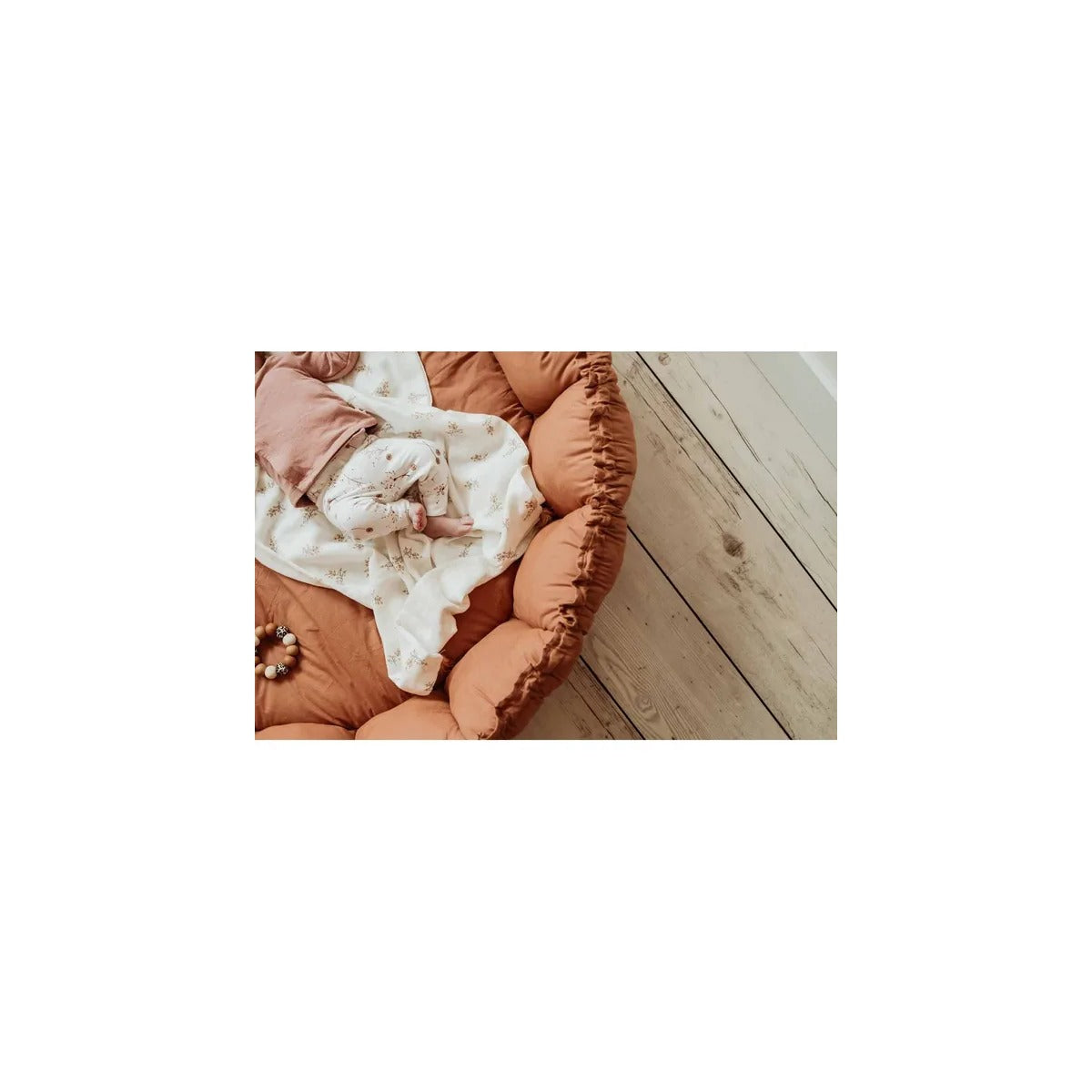 Play and Go Bloom Organic Playmat and Storage Bag - Tawny Brown