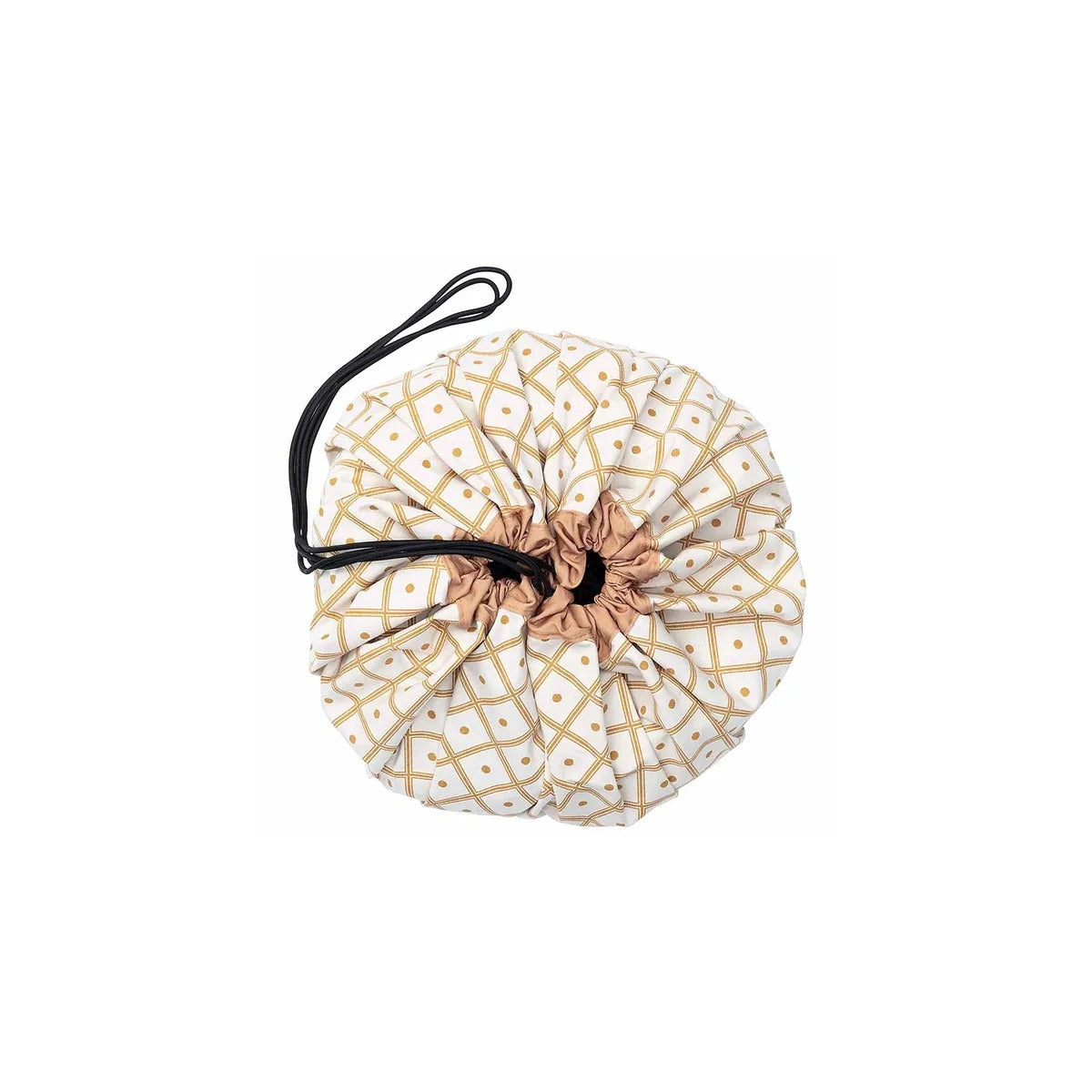 Play and Go Playmat & Storage Bag - Geo Mustard