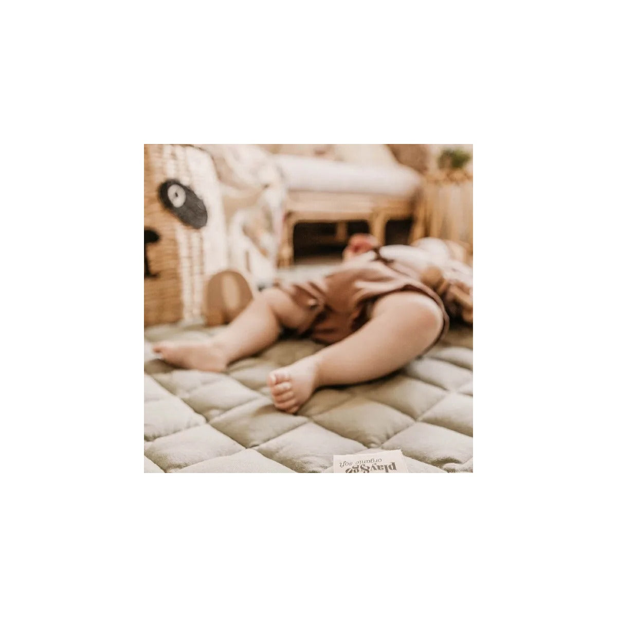 Play and Go Playmat & Storage Bag - Organic Meadow Green