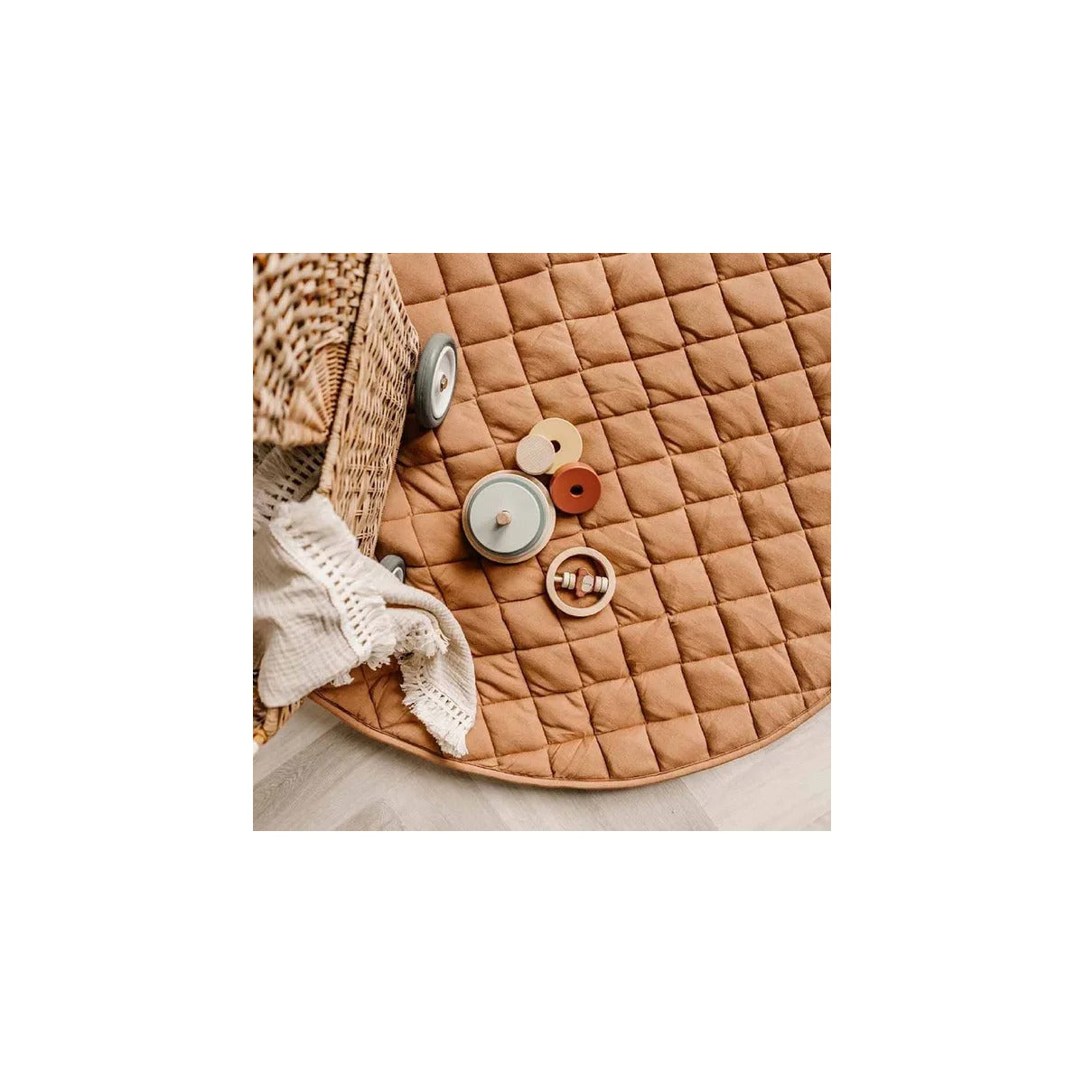 Play and Go Playmat & Storage Bag - Organic Tawny Brown