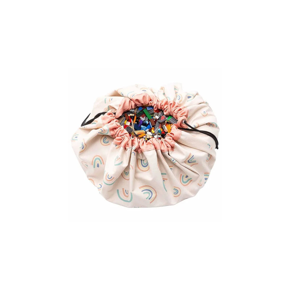 Play and Go Playmat & Storage Bag - Rainbows