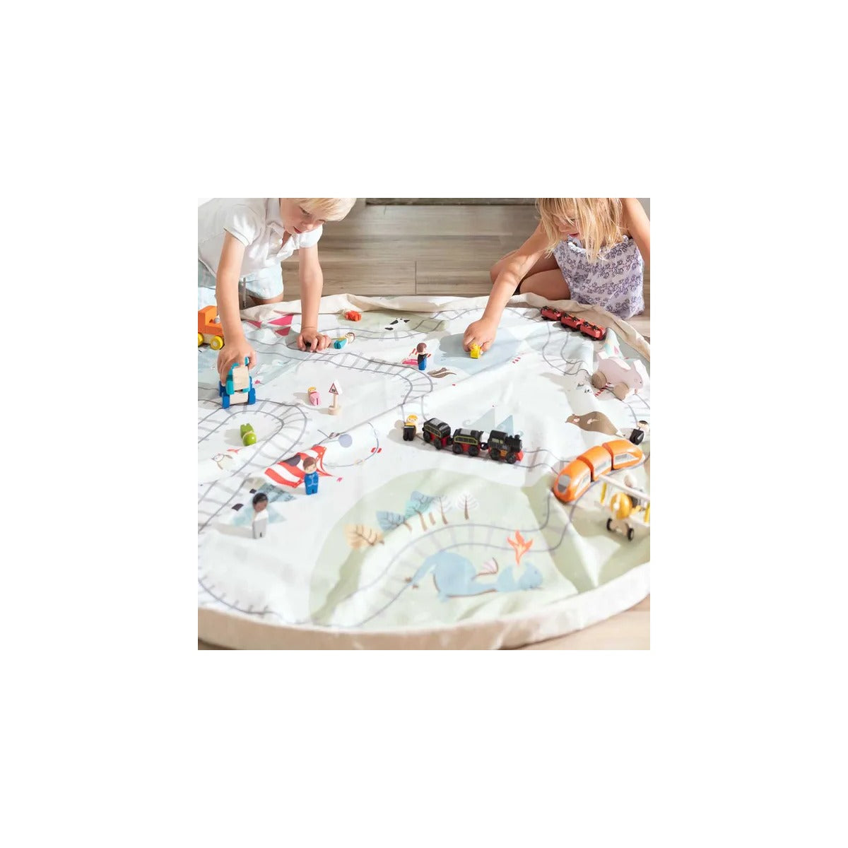 Play and Go Playmat & Storage Bag - Train