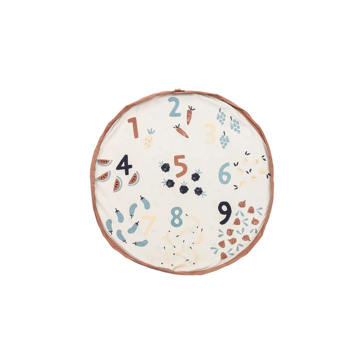 Play and Go Playmat & Storage Bag - Veggie Numbers