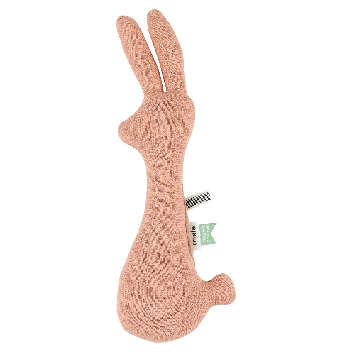 Trixie Rattle Rabbit - Bliss Coral