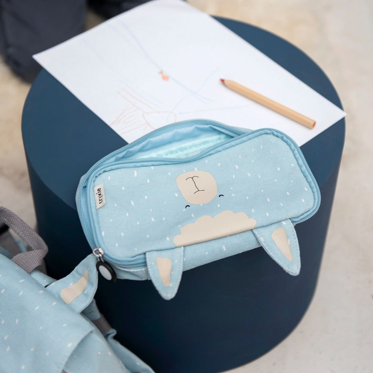 Trixie Pencil case rectangular - Mr. Alpaca