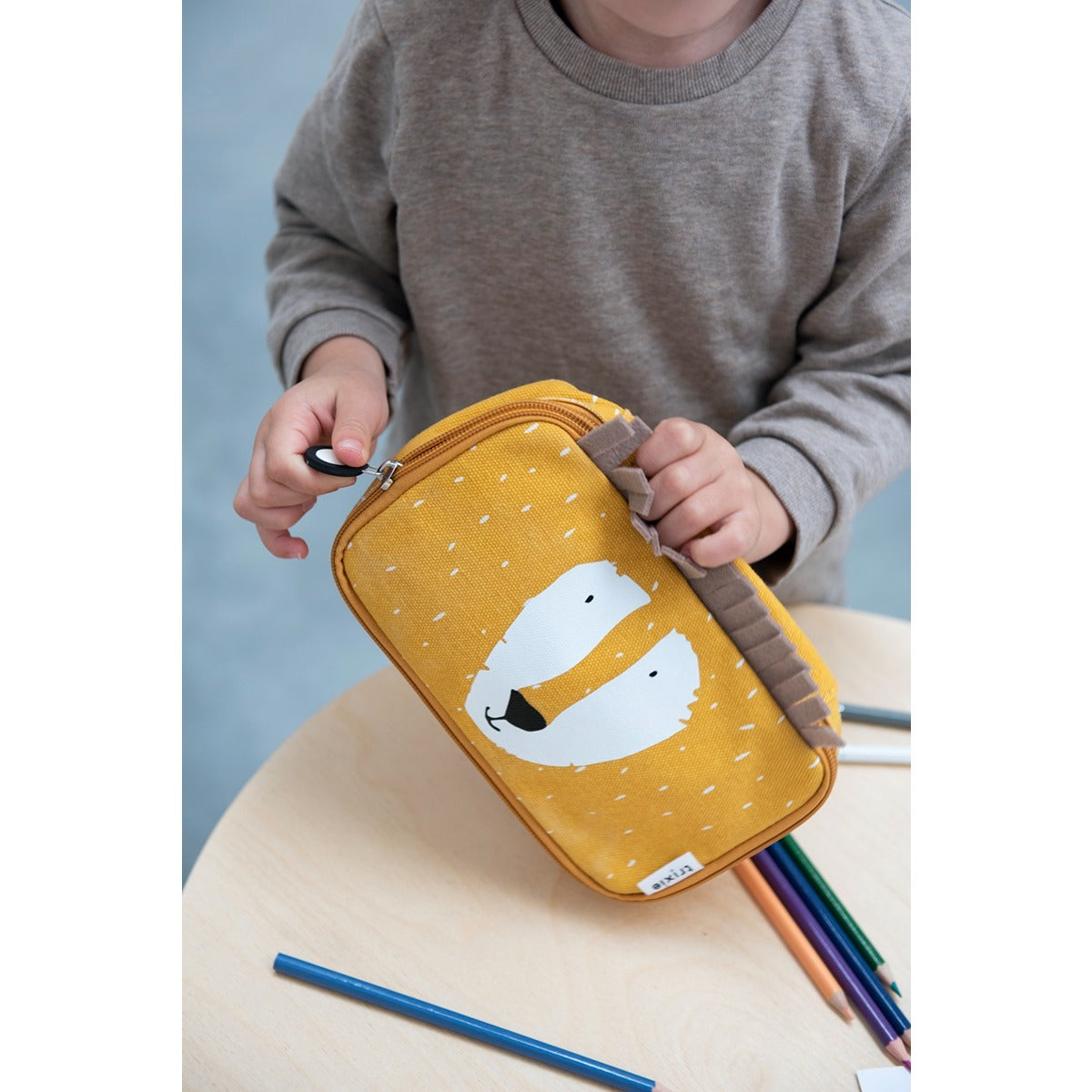 Trixie Pencil case rectangular - Mr. Lion