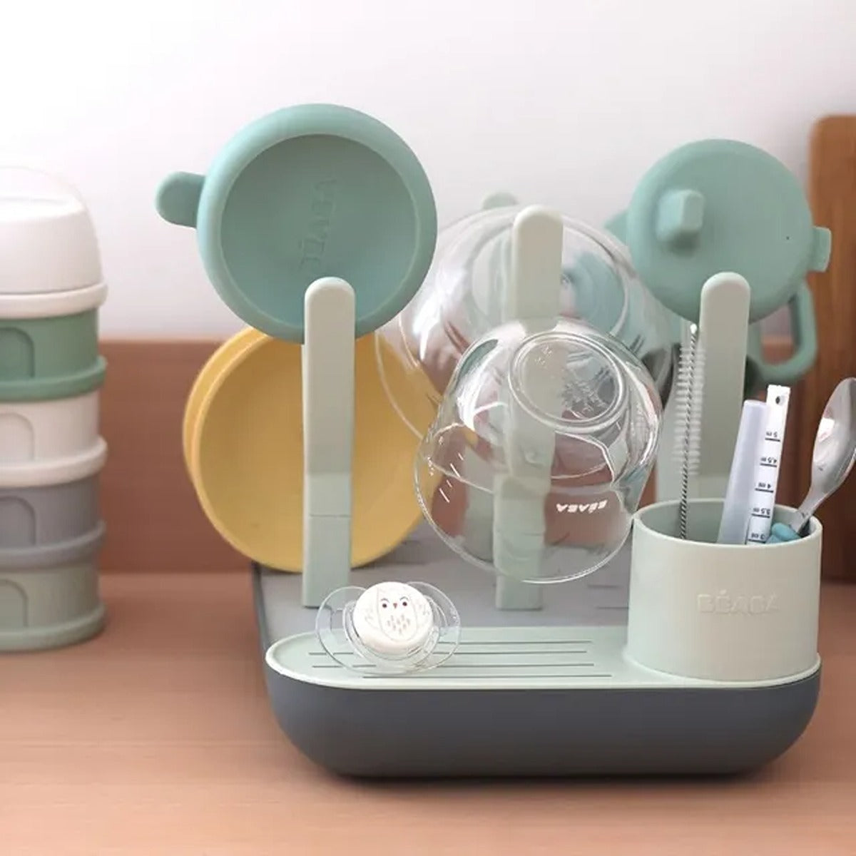 Beaba Beaba Forest Draining Rack Misty/Mineral