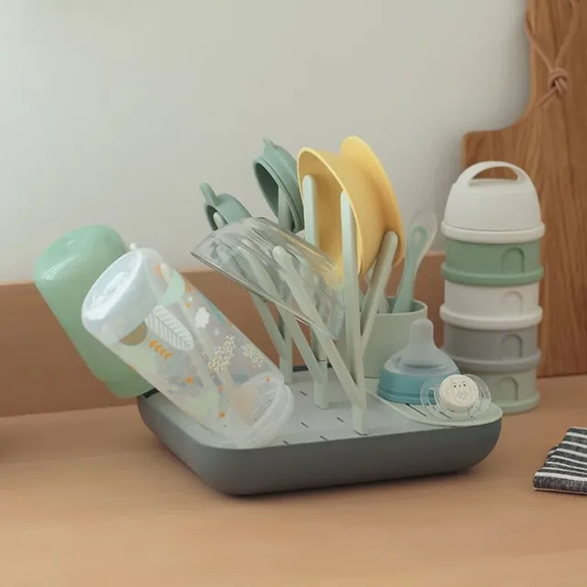 Beaba Beaba Forest Draining Rack Terracotta/Clay