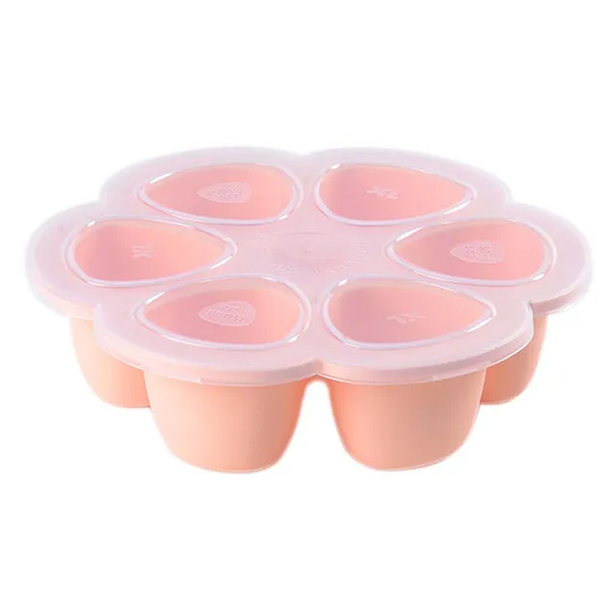 Beaba Beaba Silicone Multiportions 6 x 150ml Old Pink