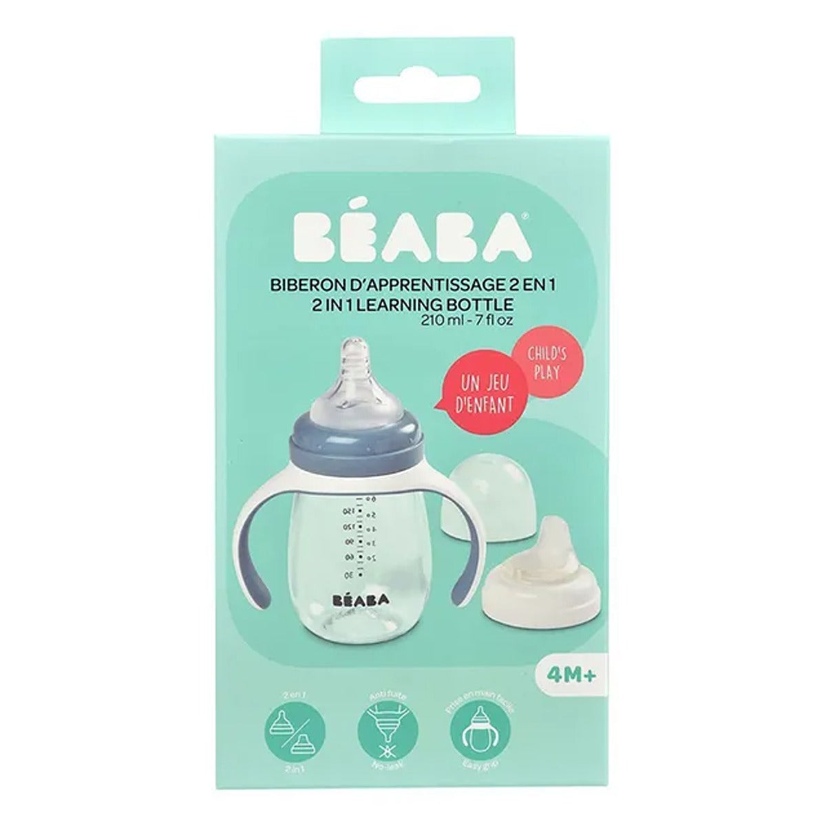 Beaba Beaba 2-in-1 Learning Cup Windy Blue