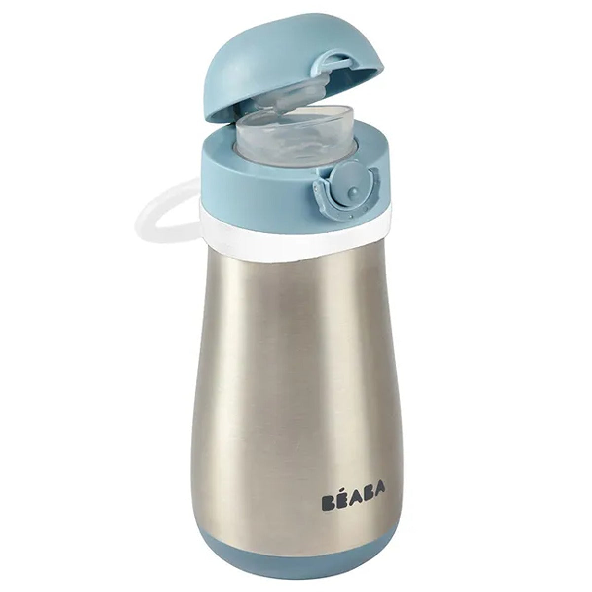 Beaba Stainless Steel Spout Bottle 350 ml - Blue
