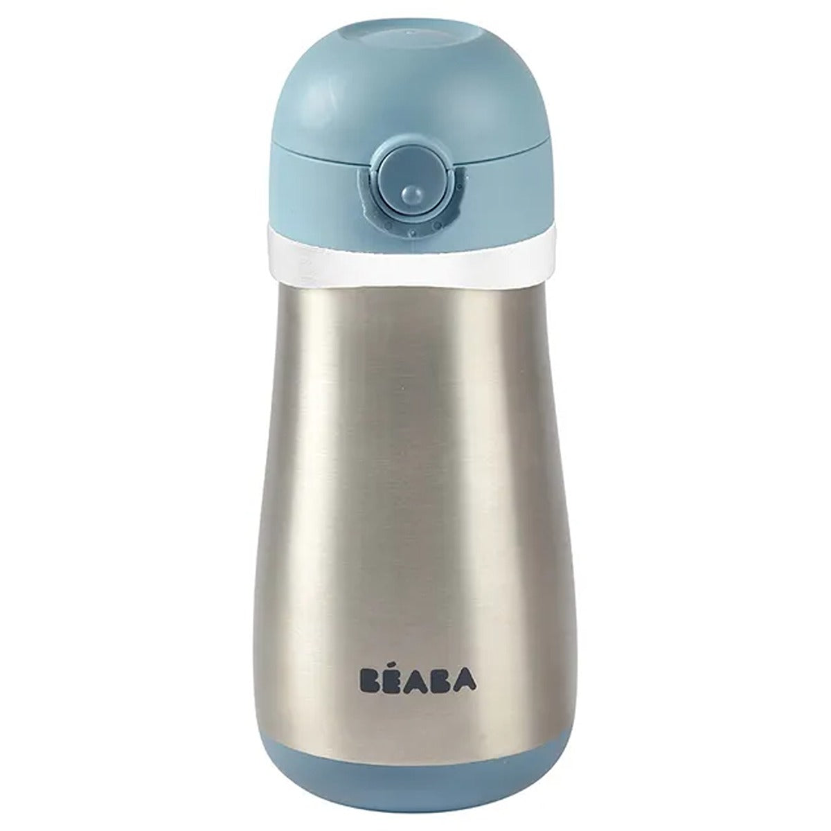Beaba Stainless Steel Spout Bottle 350 ml - Blue