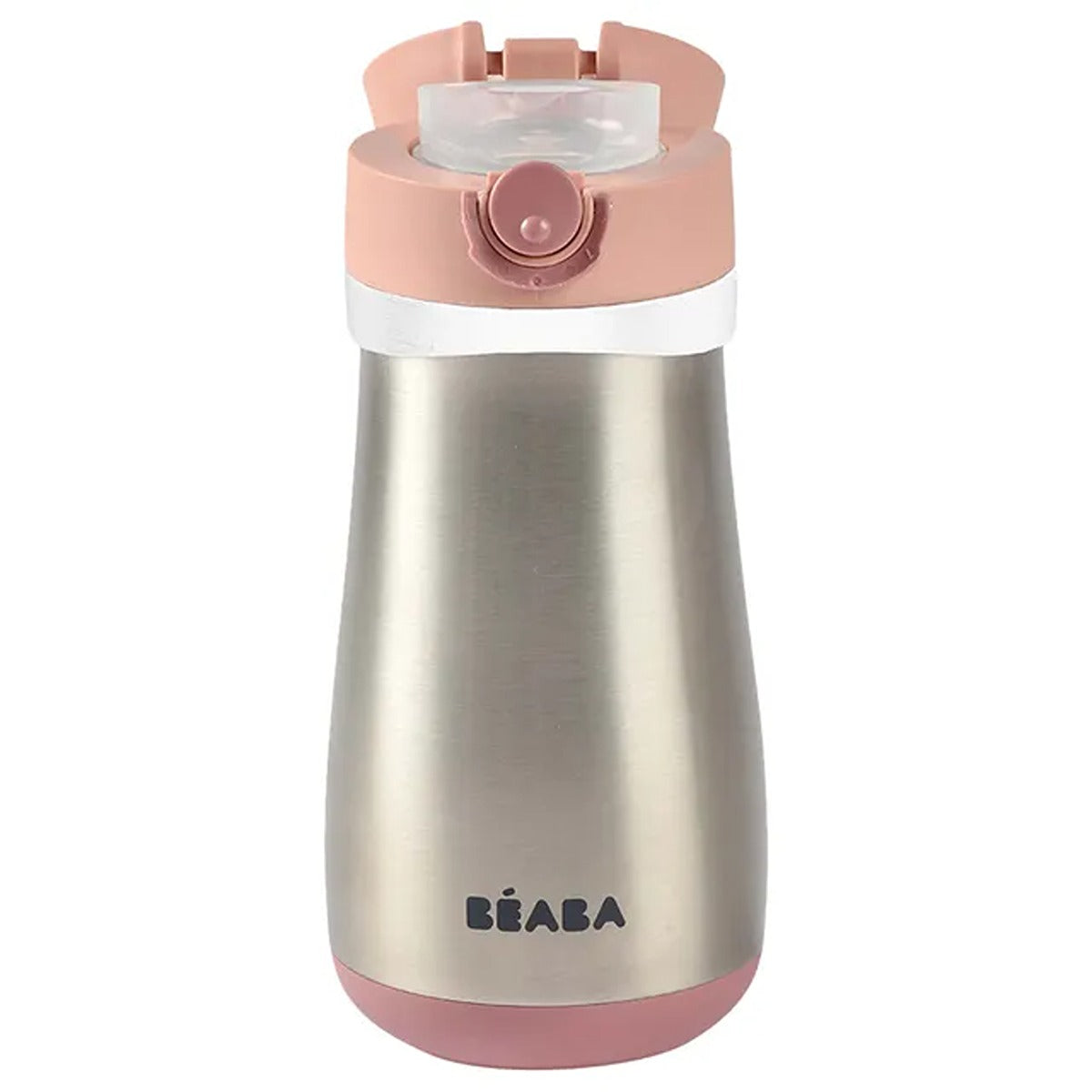 Beaba Stainless Steel Spout Bottle 350 ml - Pink