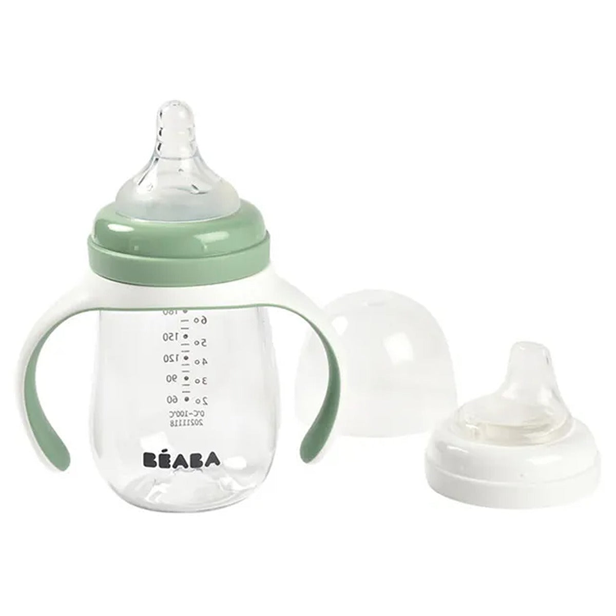 Beaba Beaba 2-in-1 Learning Cup Sage Green