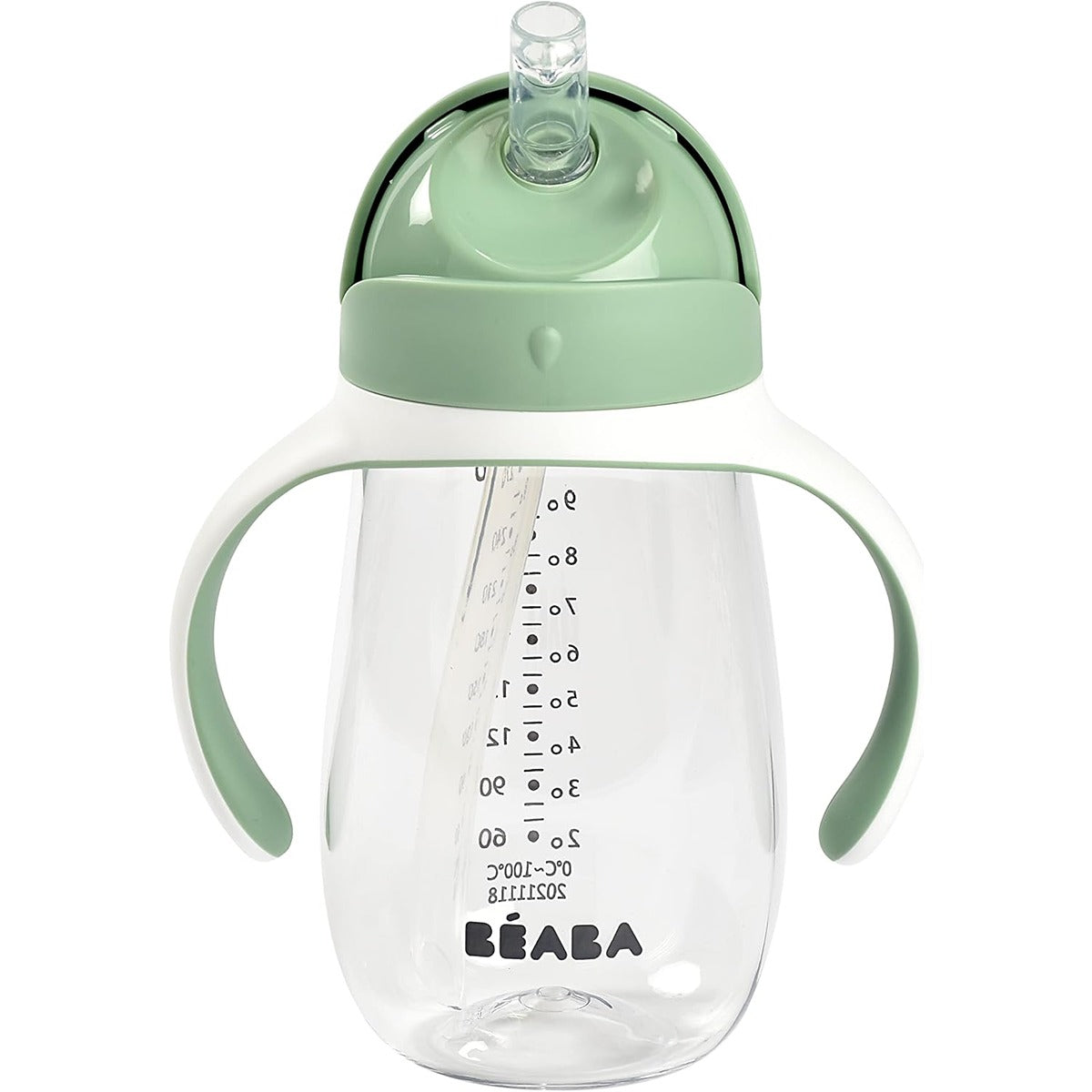 Beaba Straw Cup 300ml - Sage Green