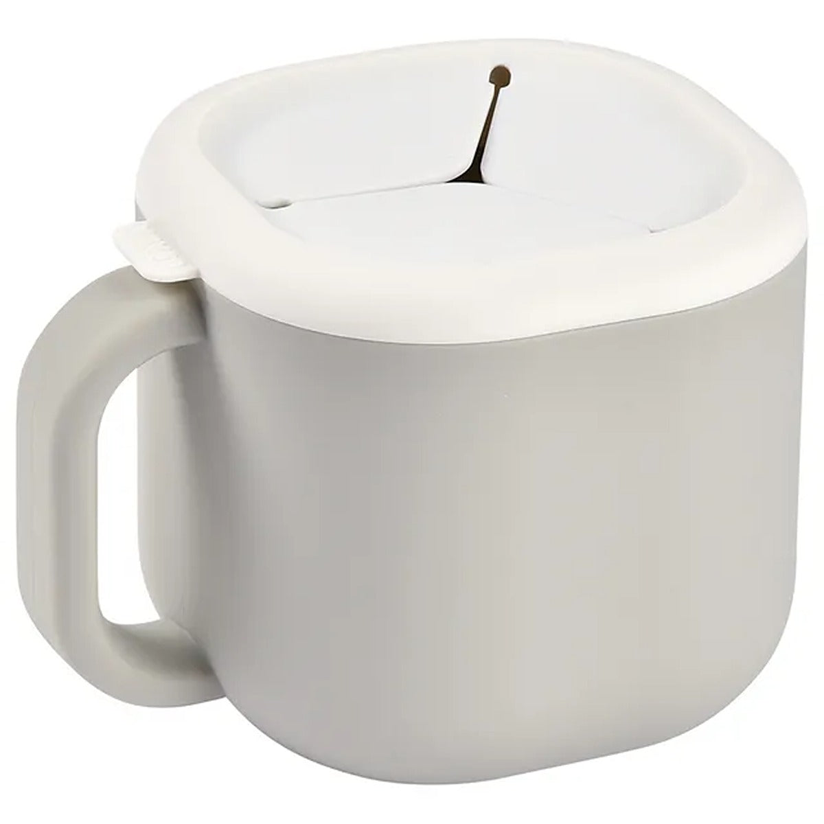 Beaba Beaba Pick &quot;n&quot; Snack - Silicone Snack Cup - Velvet Grey