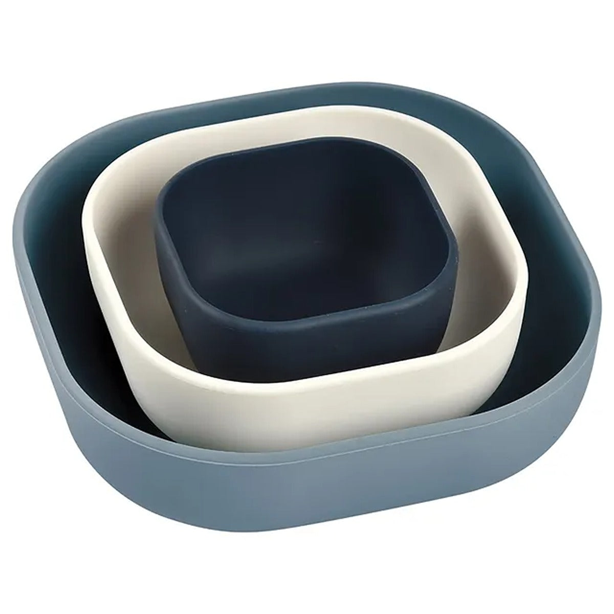 Beaba Silicone 3 Piece Nesting Bowl Set