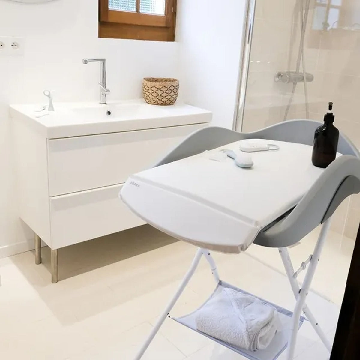 Beaba Beaba Baby Bath Camele?O Foot Support Light White