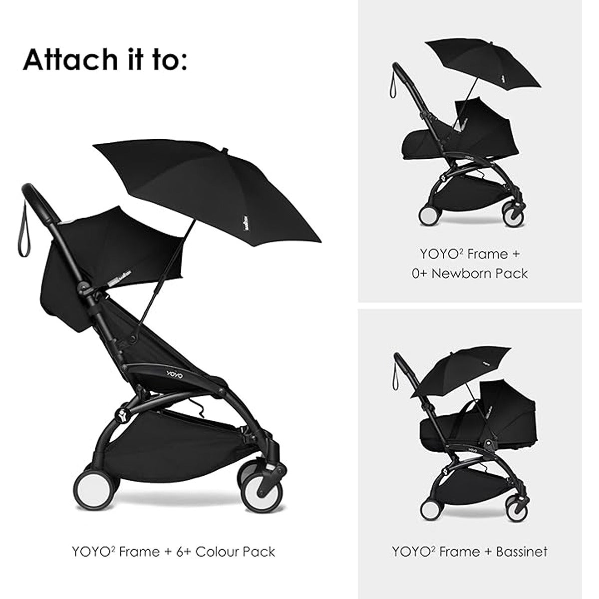 Babyzen Babyzen YOYO Parasol Black