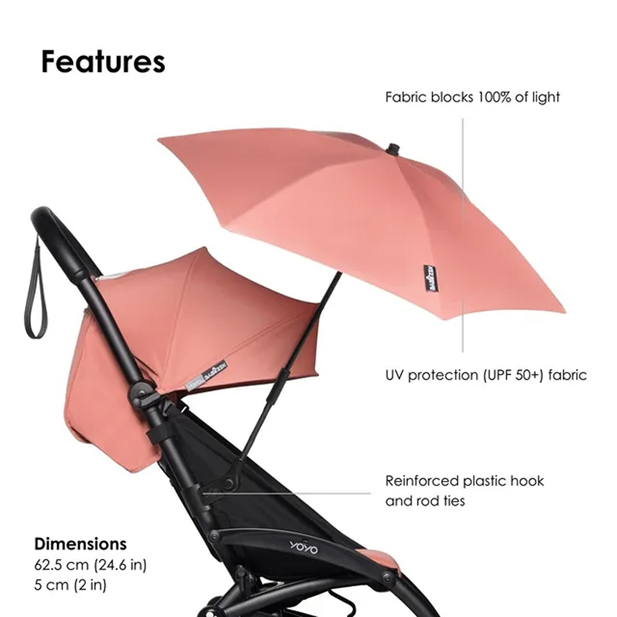 Stokke YOYO BABYZEN YOYO Parasol Ginger