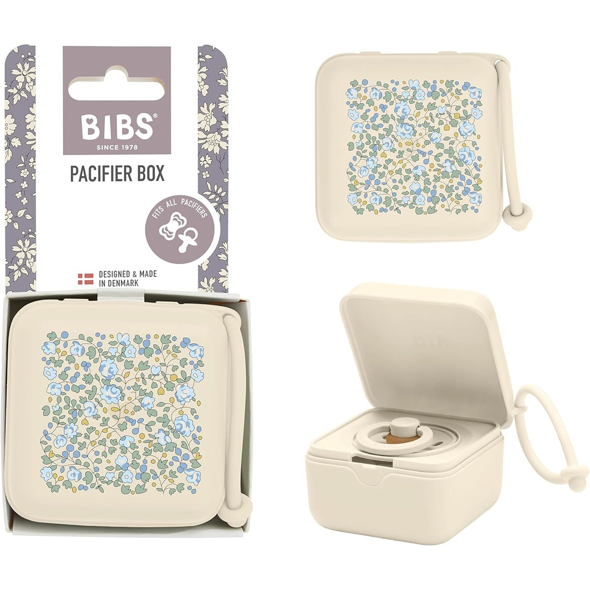 Bibs Bibs BIBS x Liberty Pacifier box Eloise Ivory