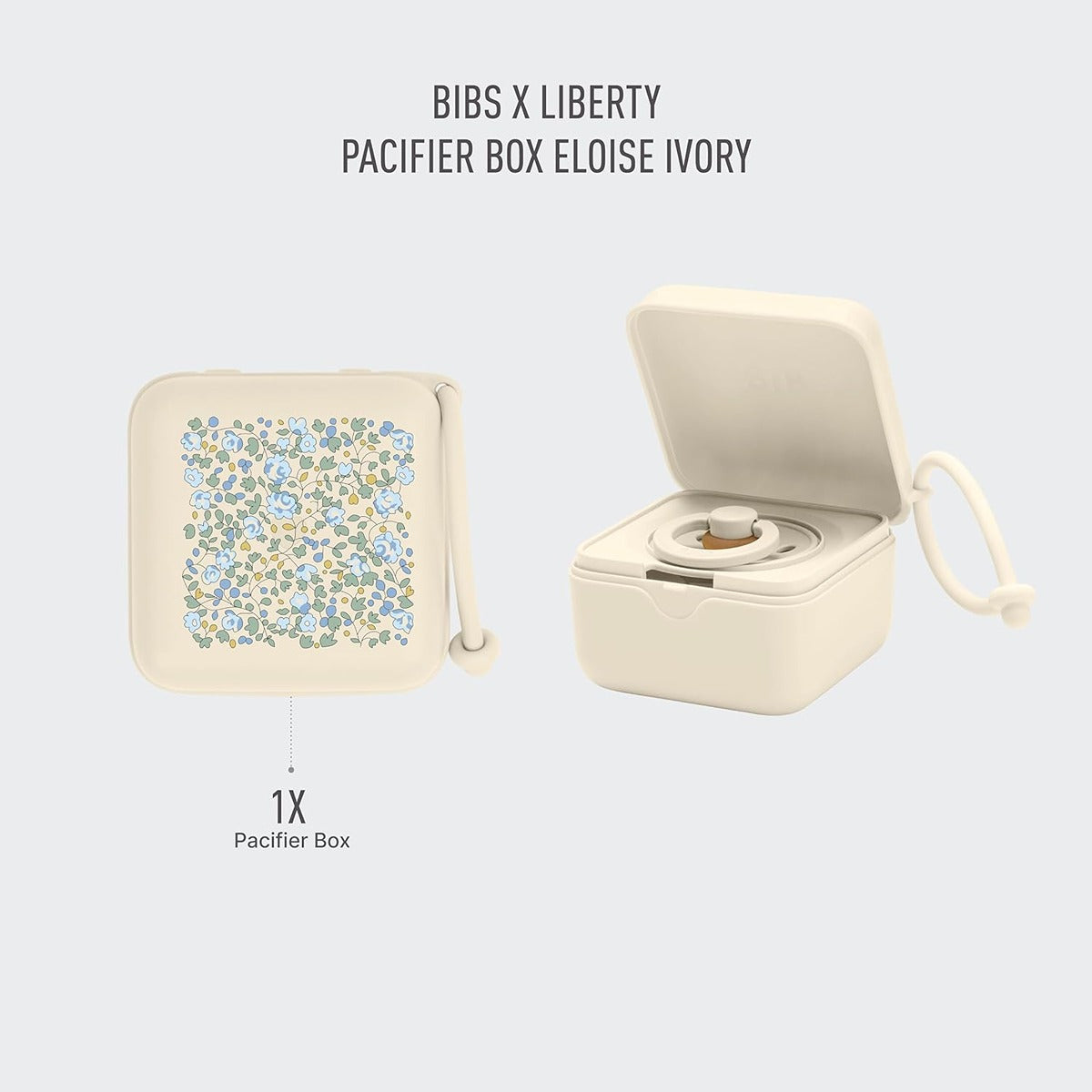 Bibs Bibs BIBS x Liberty Pacifier box Eloise Ivory