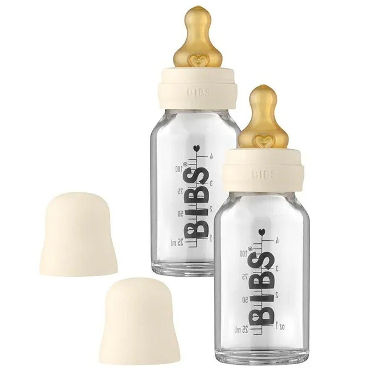 Bibs BIBS Bibs Baby Bottle 110ml Ivory