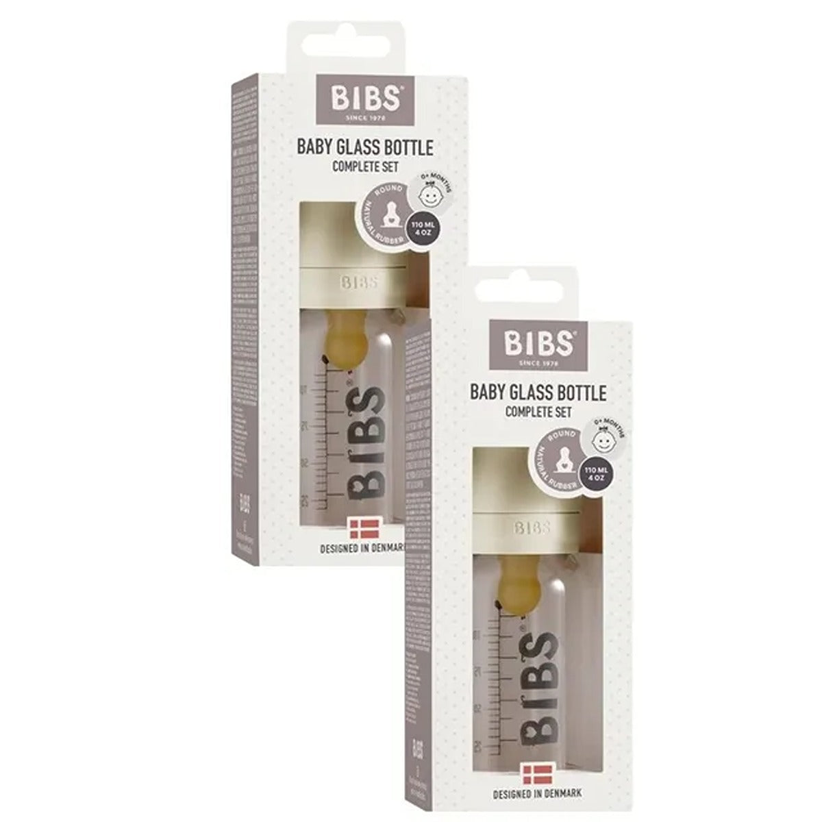 Bibs BIBS Bibs Baby Bottle 110ml Ivory