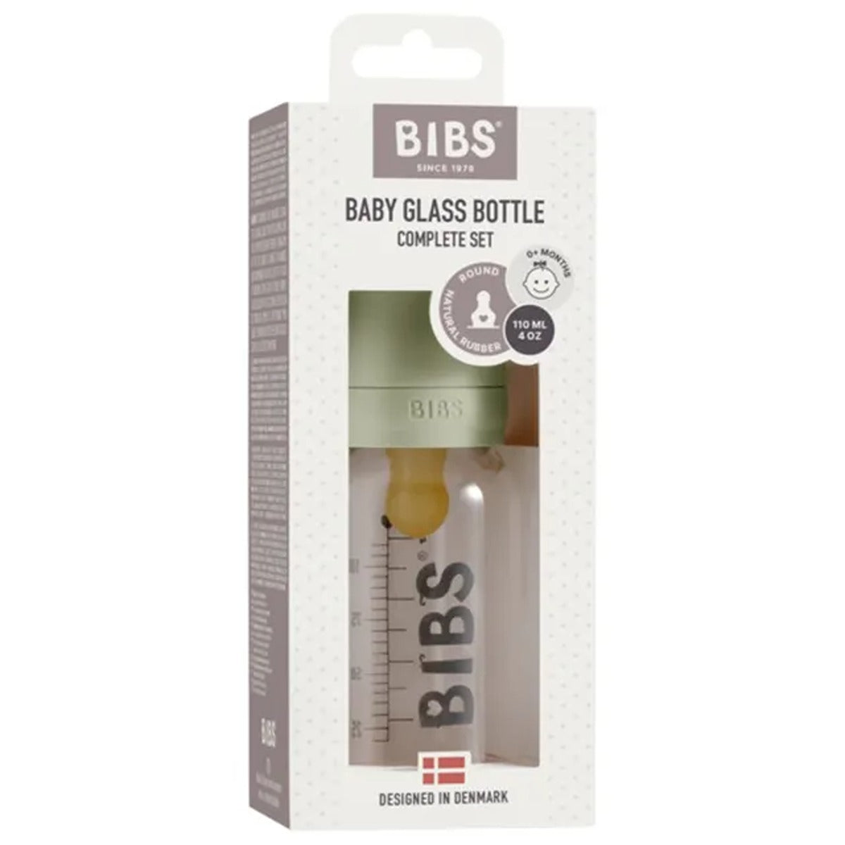 Bibs BIBS Bibs Baby Bottle 110ml Sage
