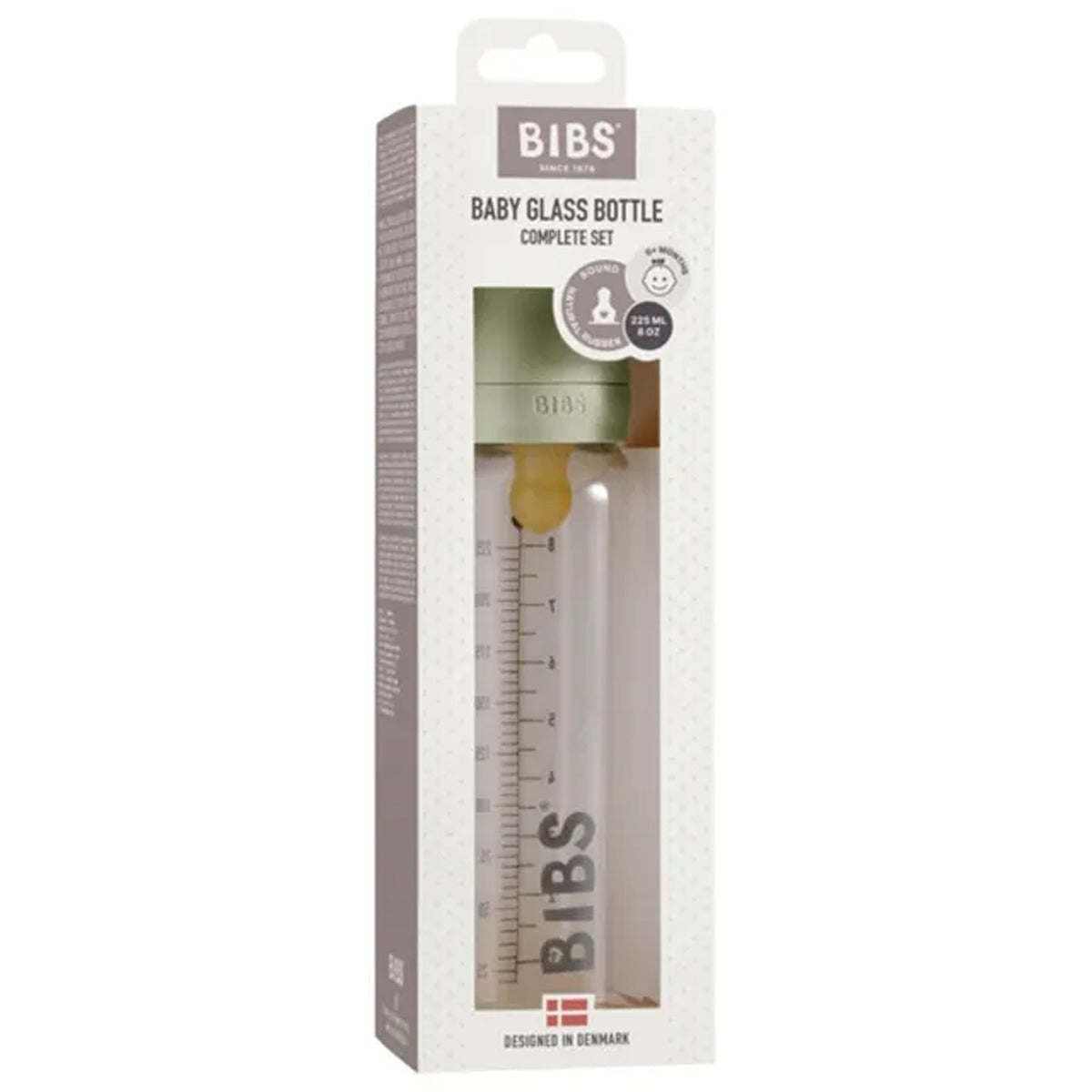 Bibs BIBS Bibs Baby Bottle 225ml Sage