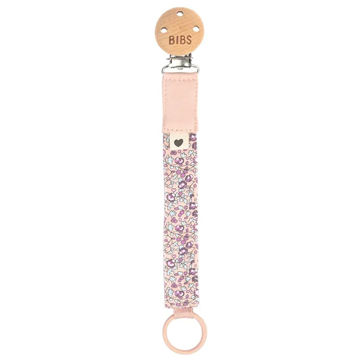 Bibs BIBS x Liberty Pacifier Clip Eloise Blush