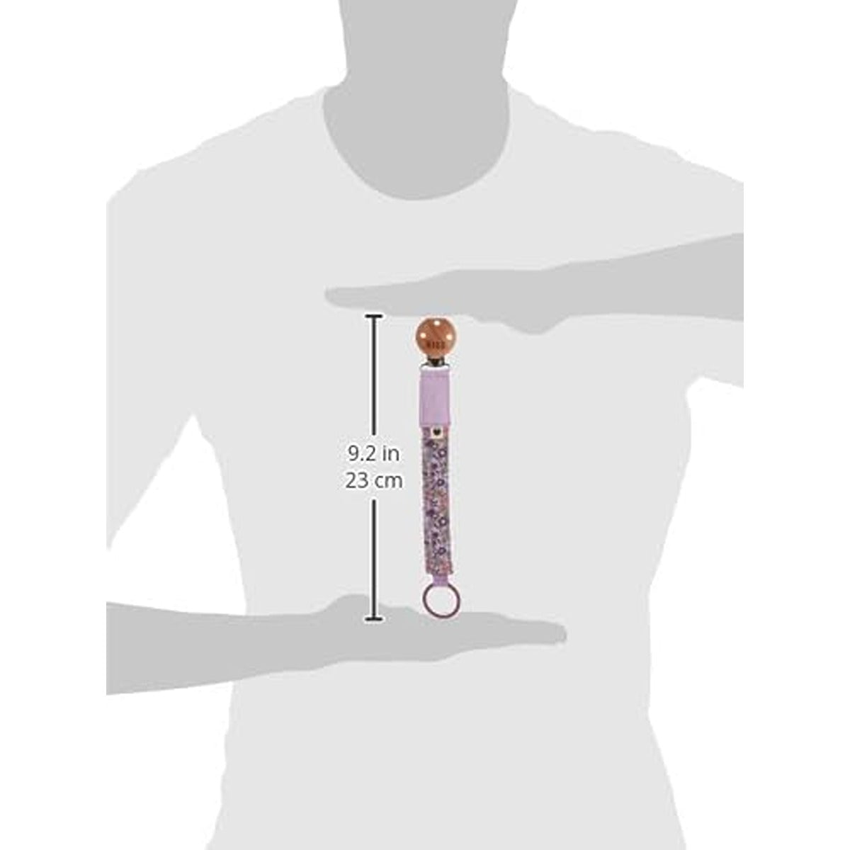 Bibs Bibs BIBS x Liberty Pacifier Clip Camomile Lawn Violet Sky