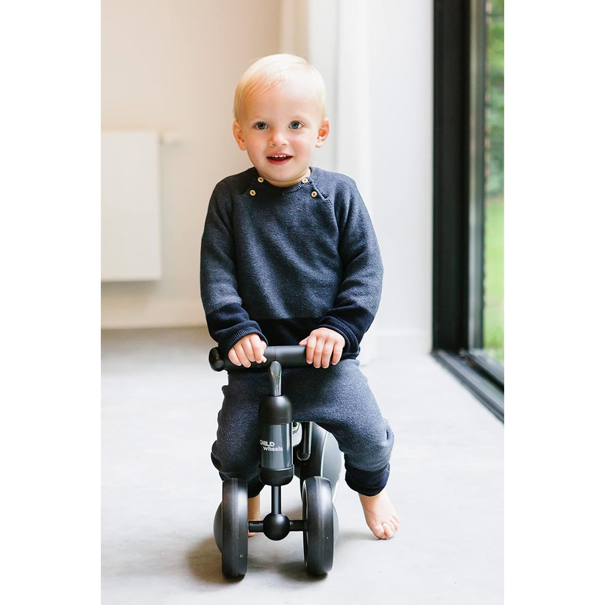 Childhome Childhome My First Bike Toddler Balance Bike Metal Grey