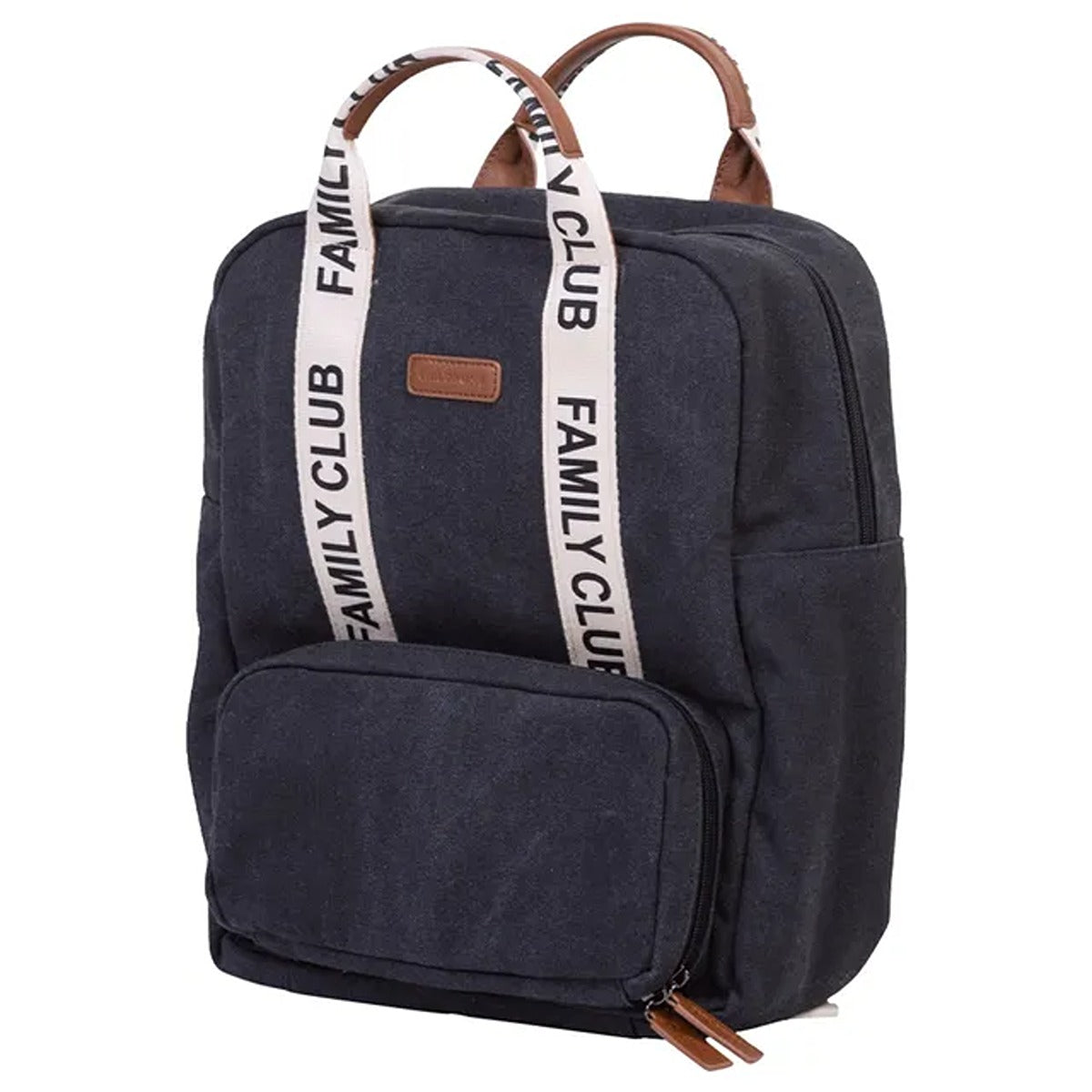Childhome Childhome Family Club Backpack Signature Canvas Black