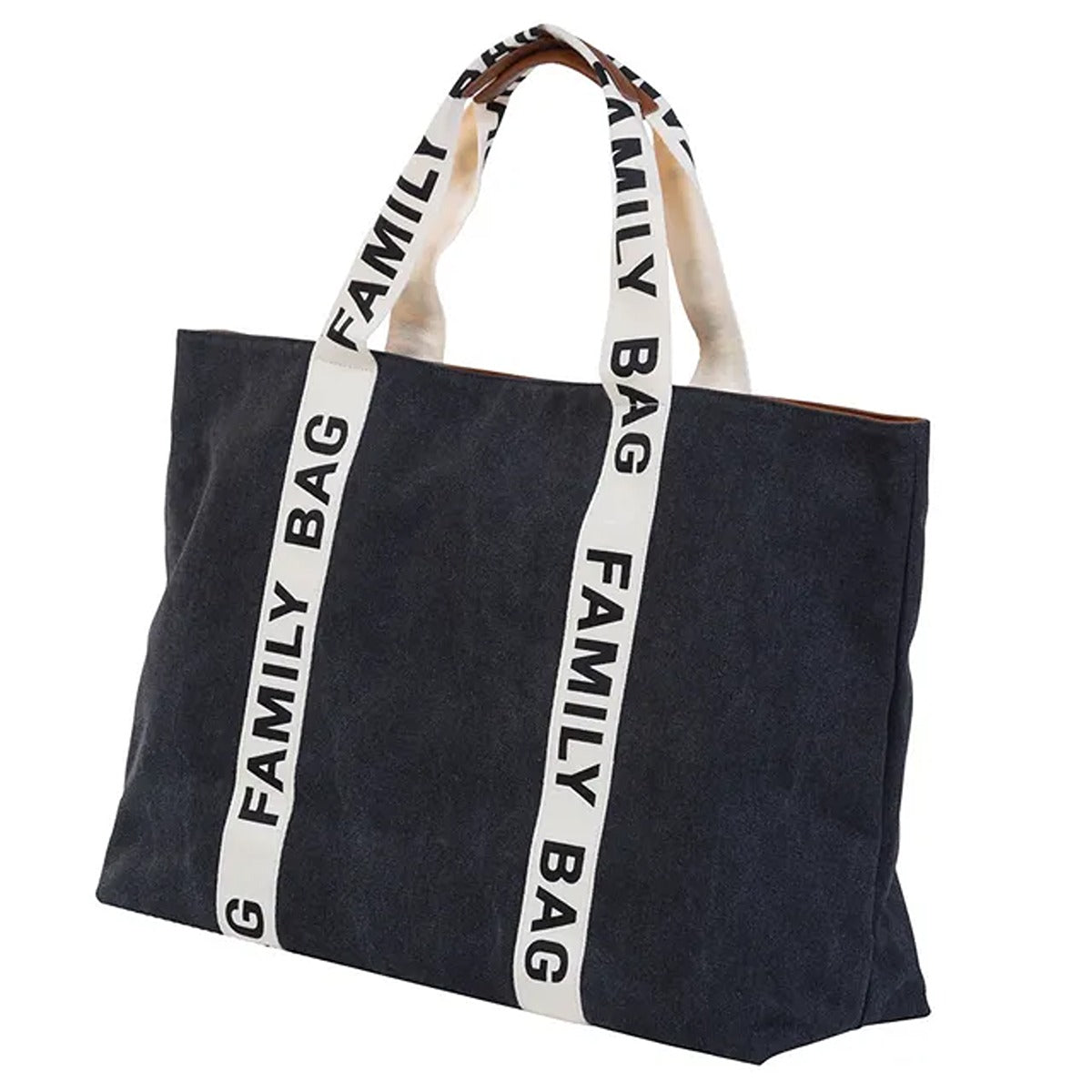 Childhome Childhome Family Bag Signature Canvas Black