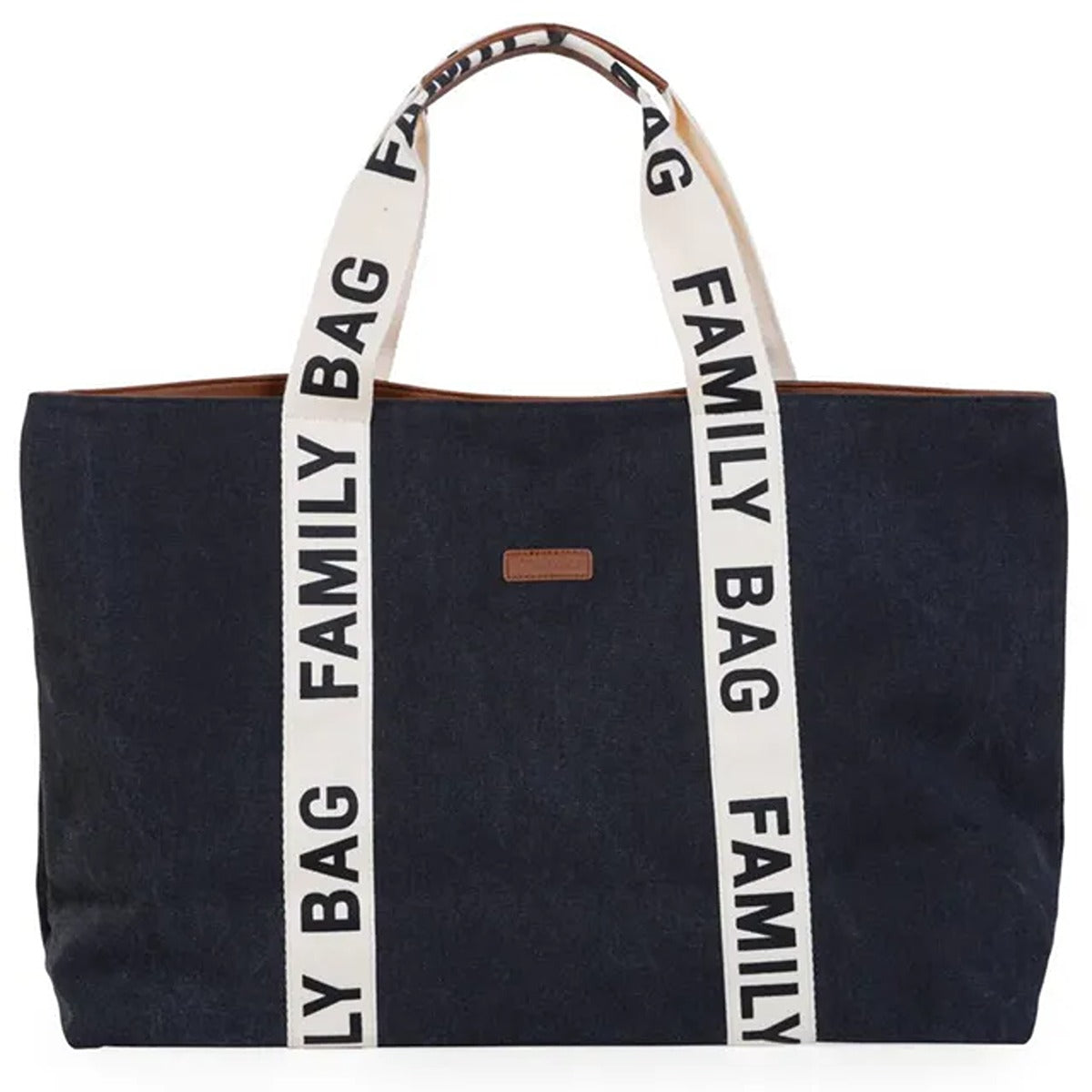 Childhome Childhome Family Bag Signature Canvas Black