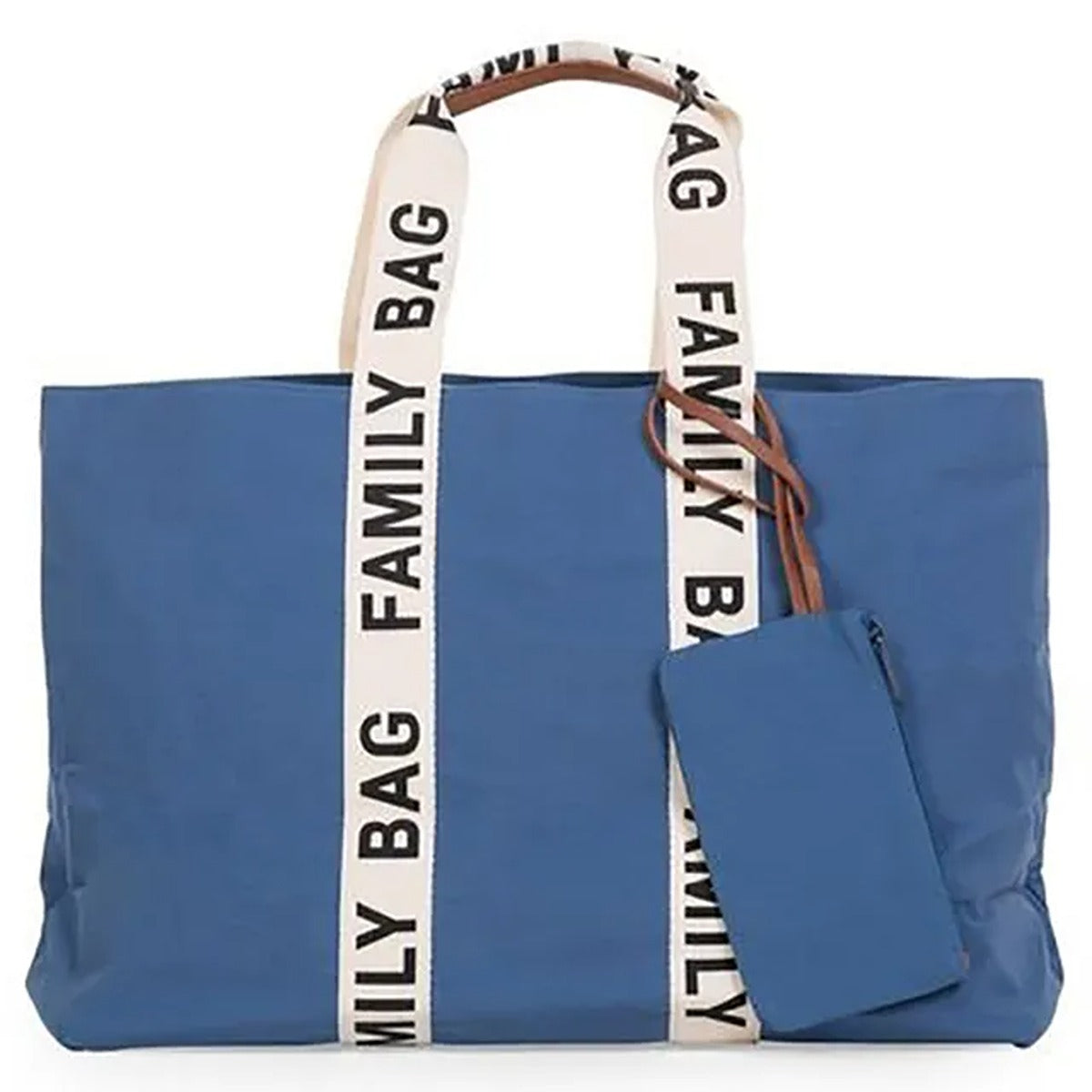 Childhome Childhome Family Bag Signature Canvas Indigo