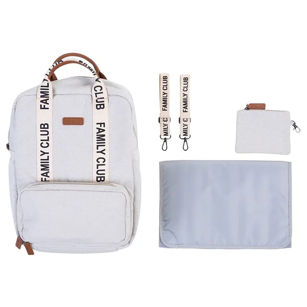 Childhome Childhome Family Bag Signature Canvas Off-White