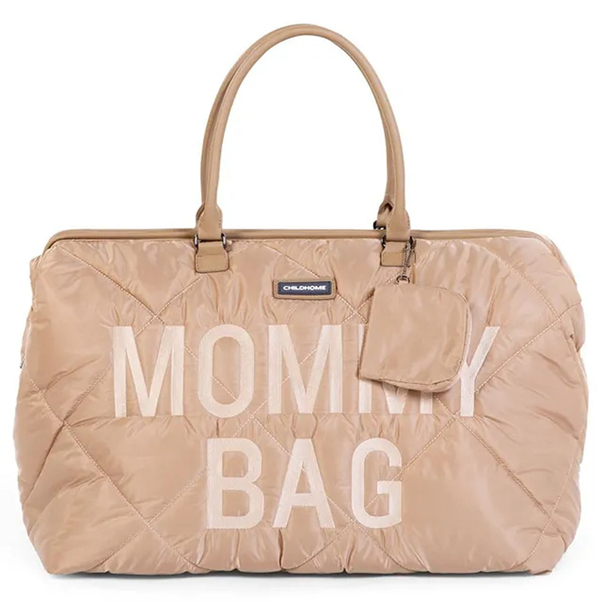 Childhome Childhome Mommy Bag Big Puffered Beige