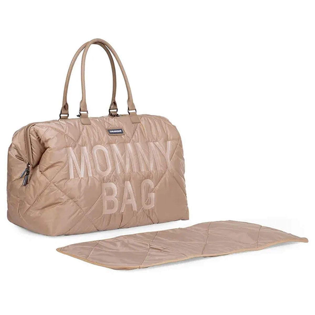 Childhome Childhome Mommy Bag Big Puffered Beige