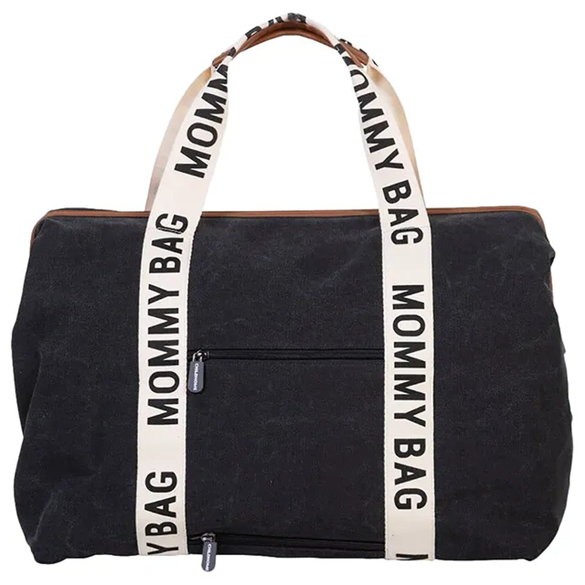 Childhome Childhome Mommy Bag Signature Canvas Black