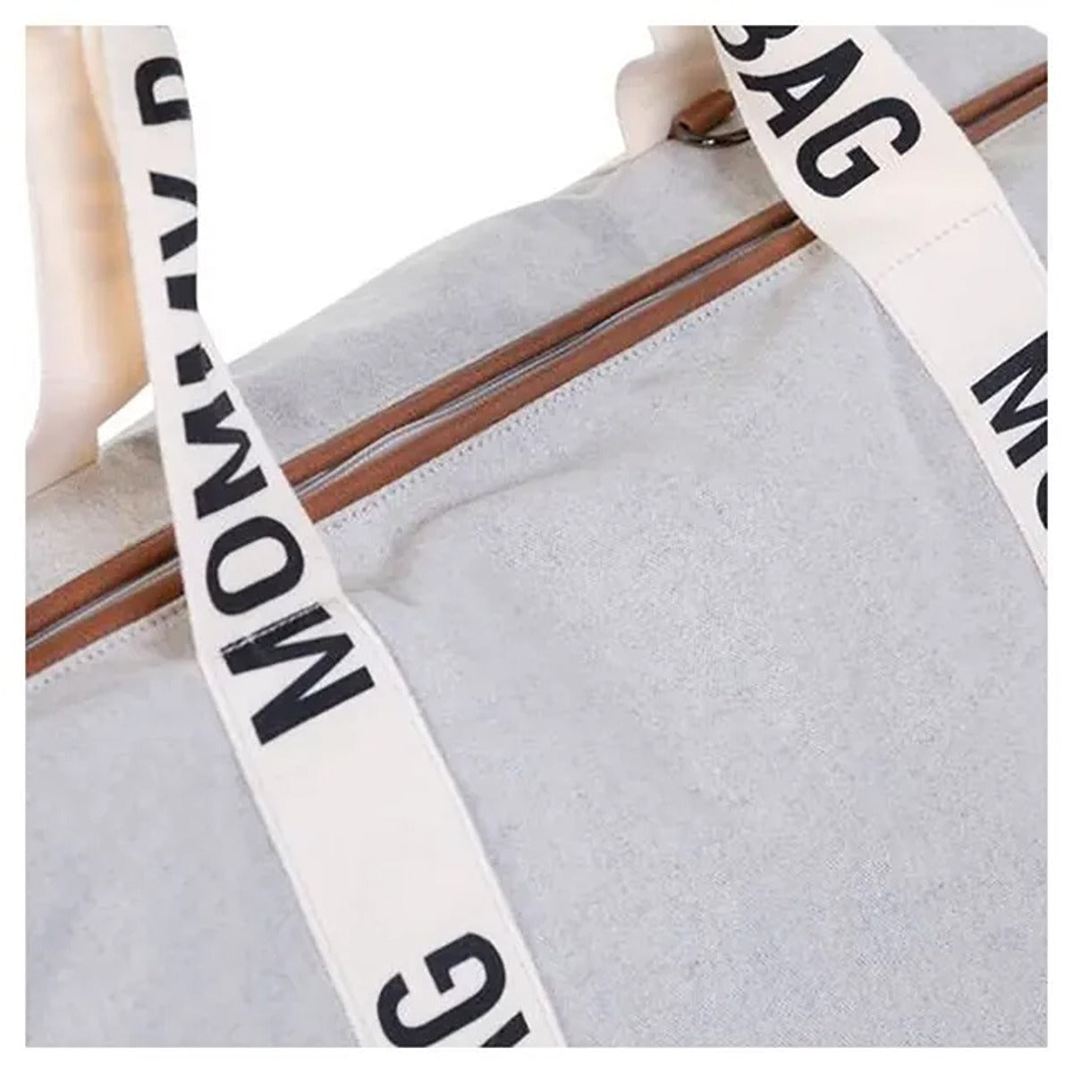 Childhome Childhome Mommy Bag Signature Canvas Off-White Off-White